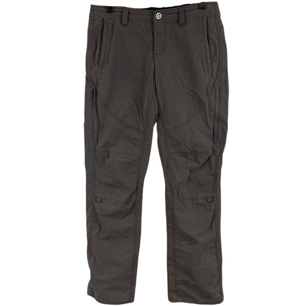 KUHL Splash Roll Up‎ Hiking Pants Gray Women 6 Short Articulated Knee Outdoor